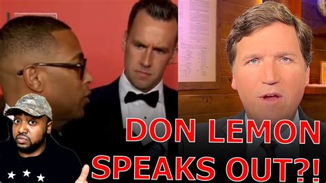 Don Lemon Speaks Out On Cnn Firing As Tucker Carlson Breaks The