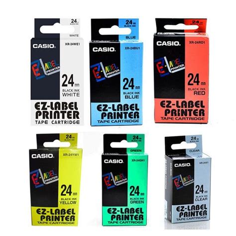 EZ Label Printer Casio 9mm Biru