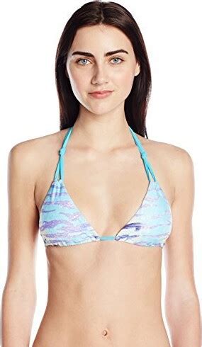 Sauvage Women S Tiger Knotted Triangle Bikini Top ShopStyle Two Piece