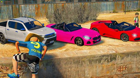 ROUBANDO SUPER CARROS DE RICO GTA 5 MODS YouTube