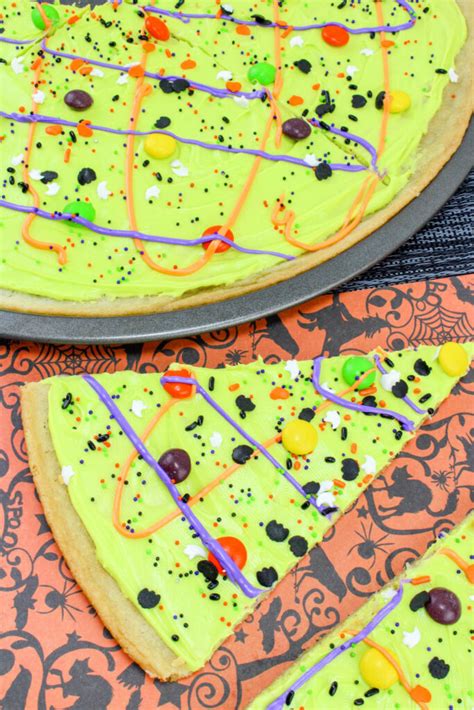 Make This Fun & Tasty Halloween Cookie Pizza | MomsWhoSave.com