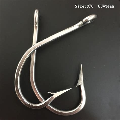 Aliexpress Buy CN02 20pcs 8 0 Mustad Fish Hook Stainless Steel