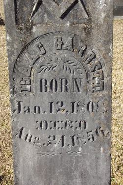 Isaac Garrett 1808 1856 Memorial Find A Grave