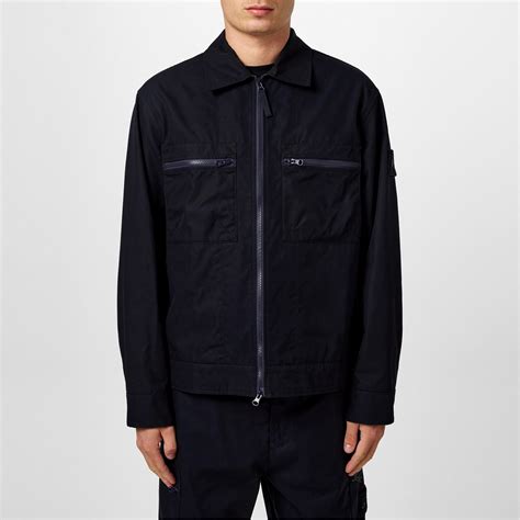 Stone Island Ghost Ventile Jacket Men Overshirts Flannels