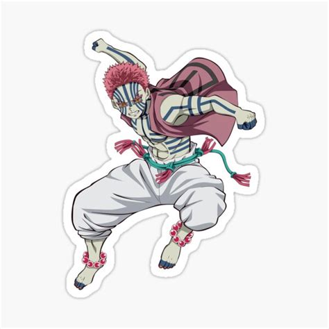 Akaza Hakuji Soyama Upper Moon Three Sticker For Sale By FROMmetoyou1