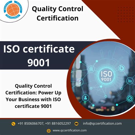 iso certificate  quality control certification kripa sharma