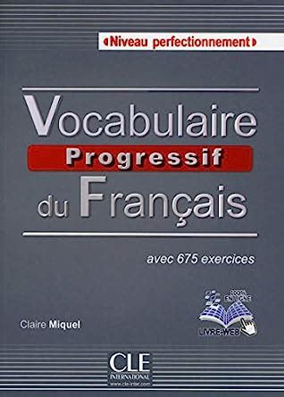 Amazon Vocabulaire Progressif Du Francais Nouvelle Edition Livre