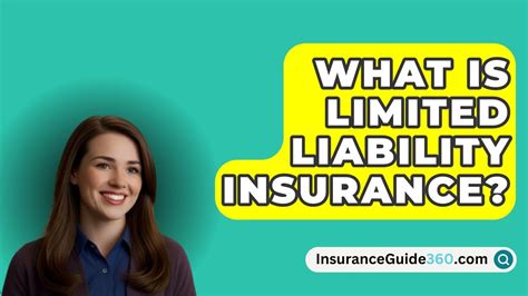 What Is Limited Liability Insurance Youtube