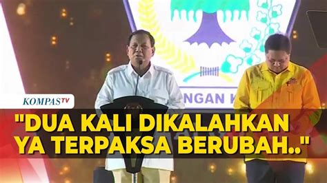 Sambutan Prabowo Di Hut Ke Golkar Sanjung Kepemimpinan Dan Legacy