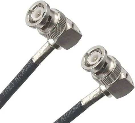 Bnc Male Right Angle To Bnc Male Right Angle Connectors Ohm