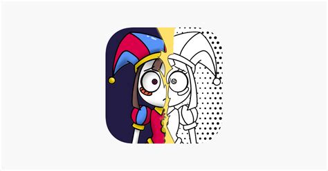 ‎Pomni Digital circus coloring on the App Store