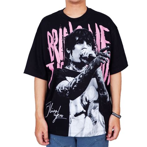 Jual Bring Me The Horizon Oliver Sykes Oversize Tshirt Black Kaos