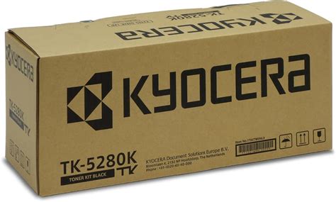 Amazon.com: Kyocera TK-5280K Black Original Toner Cartridge 1T02TW0NL0 ...