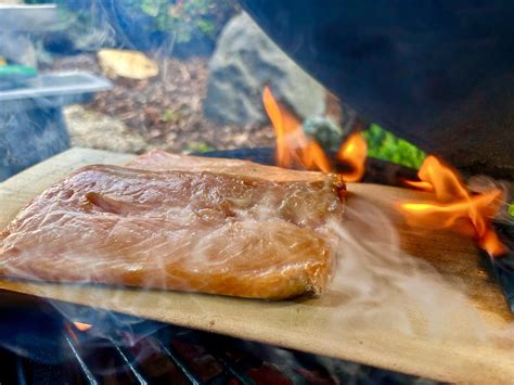 Flamm Lachs Vom Lindenholz Brettl Grillforum Und Bbq