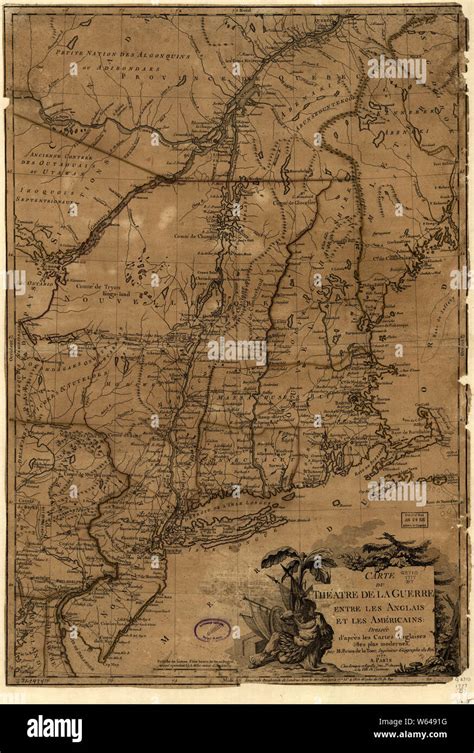 American Revolutionary War Era Maps Carte Du Th Atre De