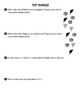 Halloween Ratios By Conaway Math Tpt