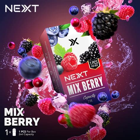 NEXT POD Mixberry Pod Head E Liquid Nic 3 2ml แท หวพอดพรอม