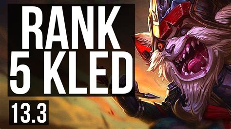 KLED Vs RENGAR TOP Rank 5 Kled 7 1 4 700 Games 1 0M Mastery