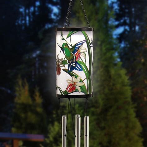 Exhart Solar Hummingbird Wind Chime In The Wind Chimes Department At