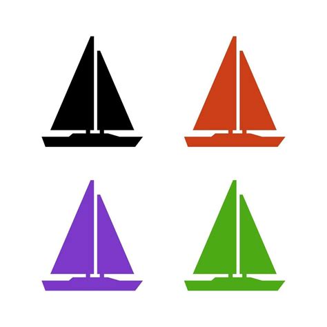 sailboat on white background 2042368 Vector Art at Vecteezy