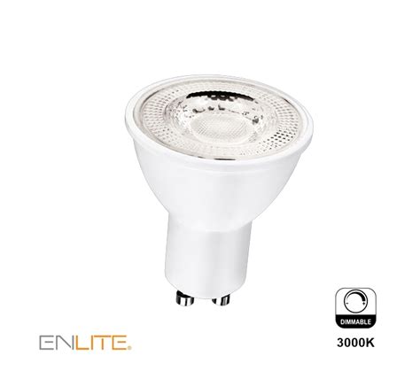 Enlite Led Gu10 Lamp 5w 3000k Warm White 420lm Dimmable Ledvista Lighting