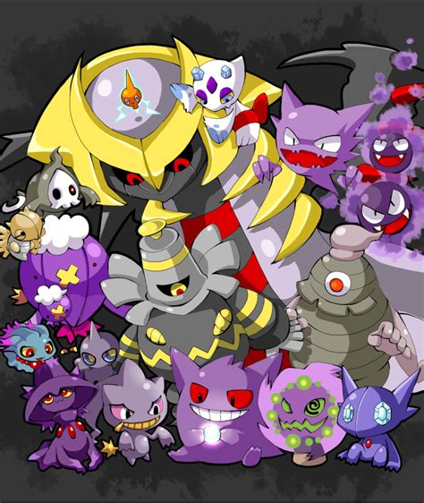 Rotom Gengar Drifloon Gastly Giratina And More Pokemon Drawn