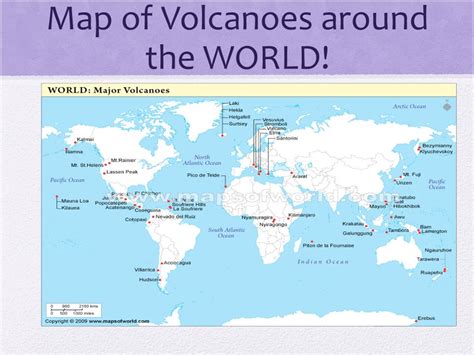 Active Volcanoes In The World Map