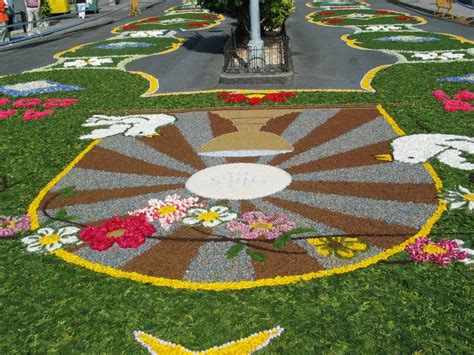 Alfombras Florales Corpus Christi Ares Imagens Tapetes