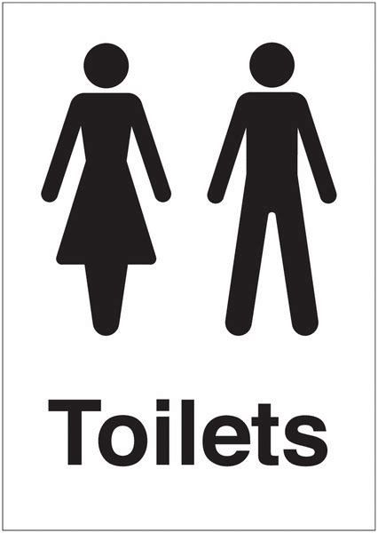 Unisex Toilets Sign Seton