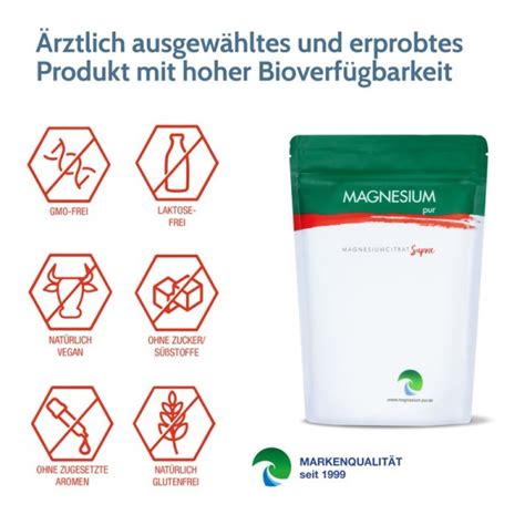 Magnesium Pur Granulat Supra Kg Gesundheitsmanufaktur