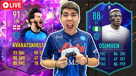 Kvaratskhelia Future Stars E Osimhen Potm Live Fifa Youtube