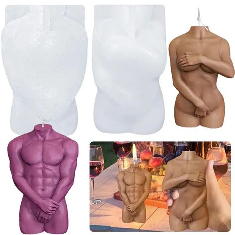 Women Body Mold Human Body Silicone Resin Molds D Naked Shy Women Men