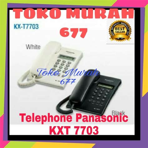 Jual Panasonic Kx T Telepon Rumah Kantor Shopee Indonesia