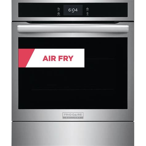 Frigidaire Gallery 24 In Single Electric Wall Oven With Air Fry True Convection And Self