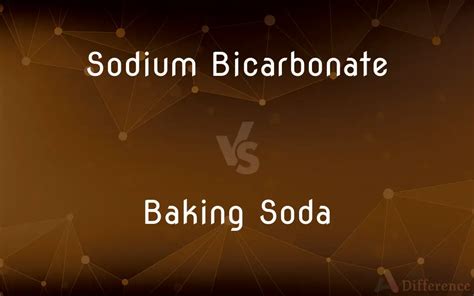 Sodium Bicarbonate Vs Baking Soda Whats The Difference