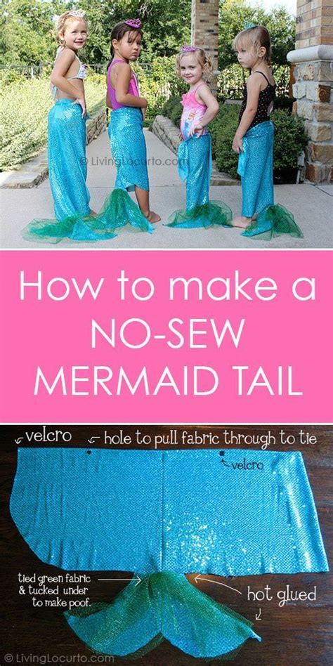 No Sew Mermaid Tails Diy Craft Mermaid Parties Halloween Party Craft Mermaid Birthday