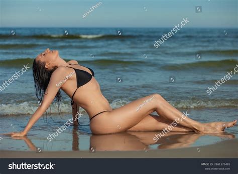 Beautiful Woman Sexy Bikini On Beach Stock Photo Shutterstock