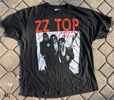 Vintage Zz Top Antenna World Tour T Shirt S Gem