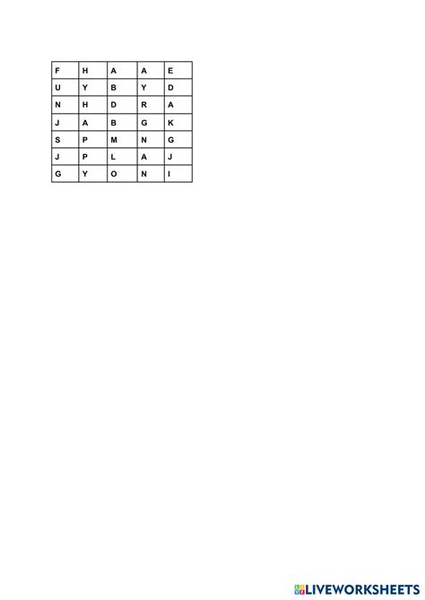 Worksheet | Live Worksheets