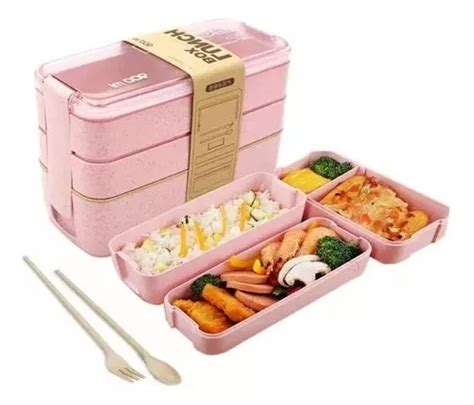 Marmita Fitness Lunch Box Ml Divis Rias Colher Garfo Mercadolivre