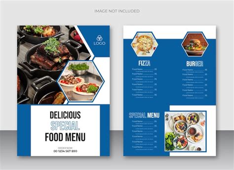 Premium Vector Food Menu And Double Sided Flyer Design Template For Restaurant