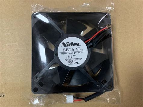 Original Nidec D08A 24TS2 01 Fan DC 24V 0 23A 80X80X25mm Inverter