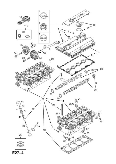 Vauxhall Vectra C Cylinder Head Cover And Gasket Epc Online