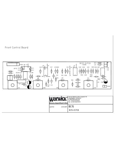 Warwick Corvette Standard Wiring Diagram Wiring Diagram