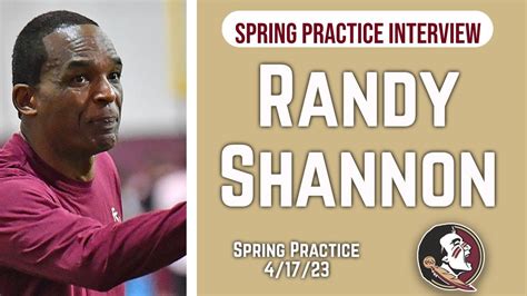 Fsu Football Fsu Co Defensive Coordinator And Lbs Coach Randy Shannon