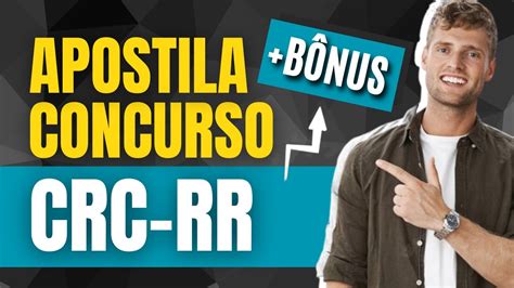 Como PASSAR No Concurso CRC RR 2024 Material EXCLUSIVO Para