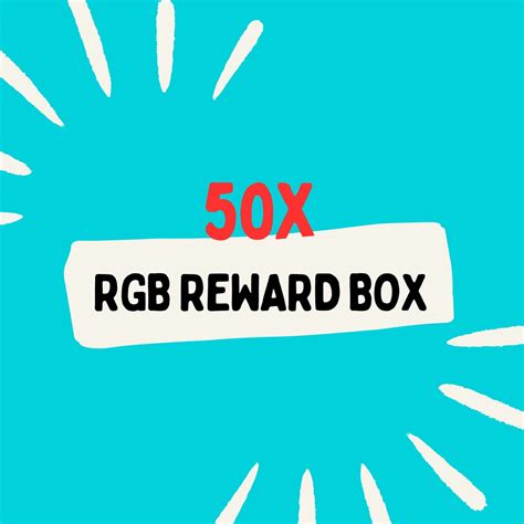 50x Rgb Reward Box Adopt Me Adopt Me T Etsy