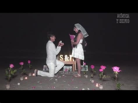 Así fue mi propuesta de matrimonio en la playa así me comprometí con