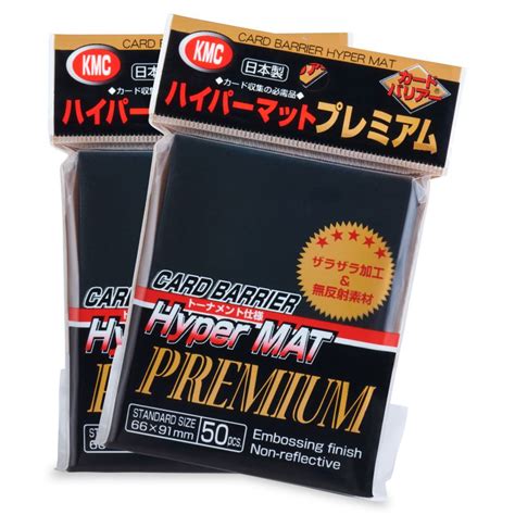 Kmc Sleeve Hyper Mat Blue Kmc Card Sleeves