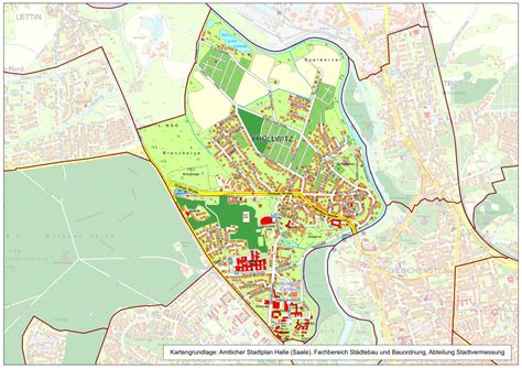Stadtteile Halle Saale Händelstadt